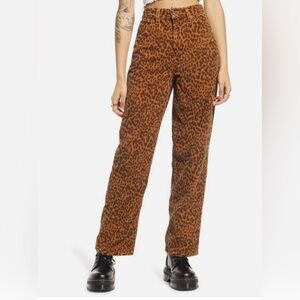 NWOT BDG Leopard Print Baggy Boyfriend Pants